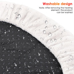 USB Winter Electric Under Desk Household Foot Warmer Soft Plush Foot Warming Thermostat Mat