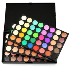 120 Colors Gliltter Eyeshadow Palette Matte Eye Shadow Pallete Shimmer Shine Nude Make Up Palette Set Kit