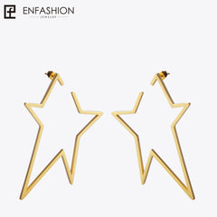 Big Star Earrings Long Drop Earrings