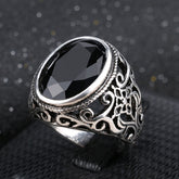 Vintage fashion Stone Silver Color Rings