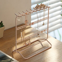 3 Tier Metal jewelry rack Holder