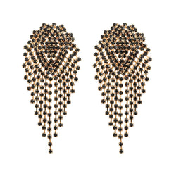 Big Rhinestone Earring 4 Color Luxury Crystal Statement Jewellery