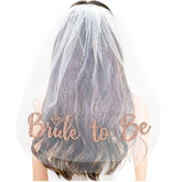 Bride to Be Satin Ribbon Sash with Diamond Ring Bachelorette and Decoration Supplies