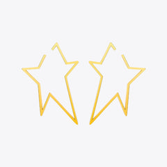 Big Star Earrings Long Drop Earrings