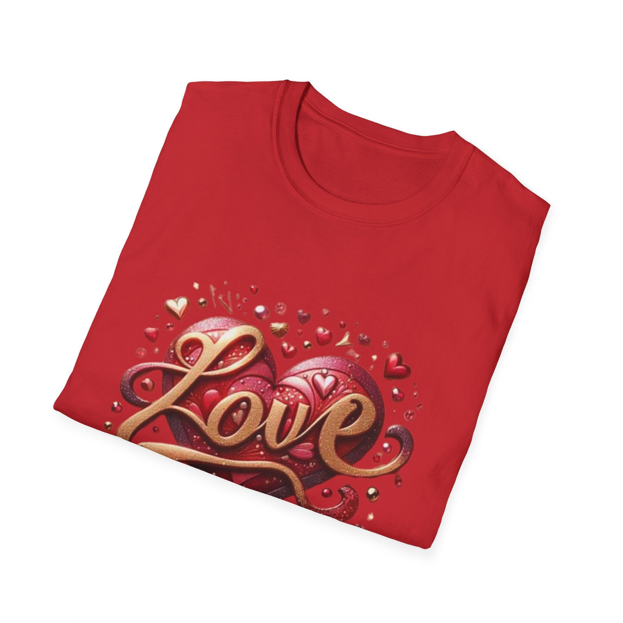 Love Heart Unisex Softstyle T-Shirt