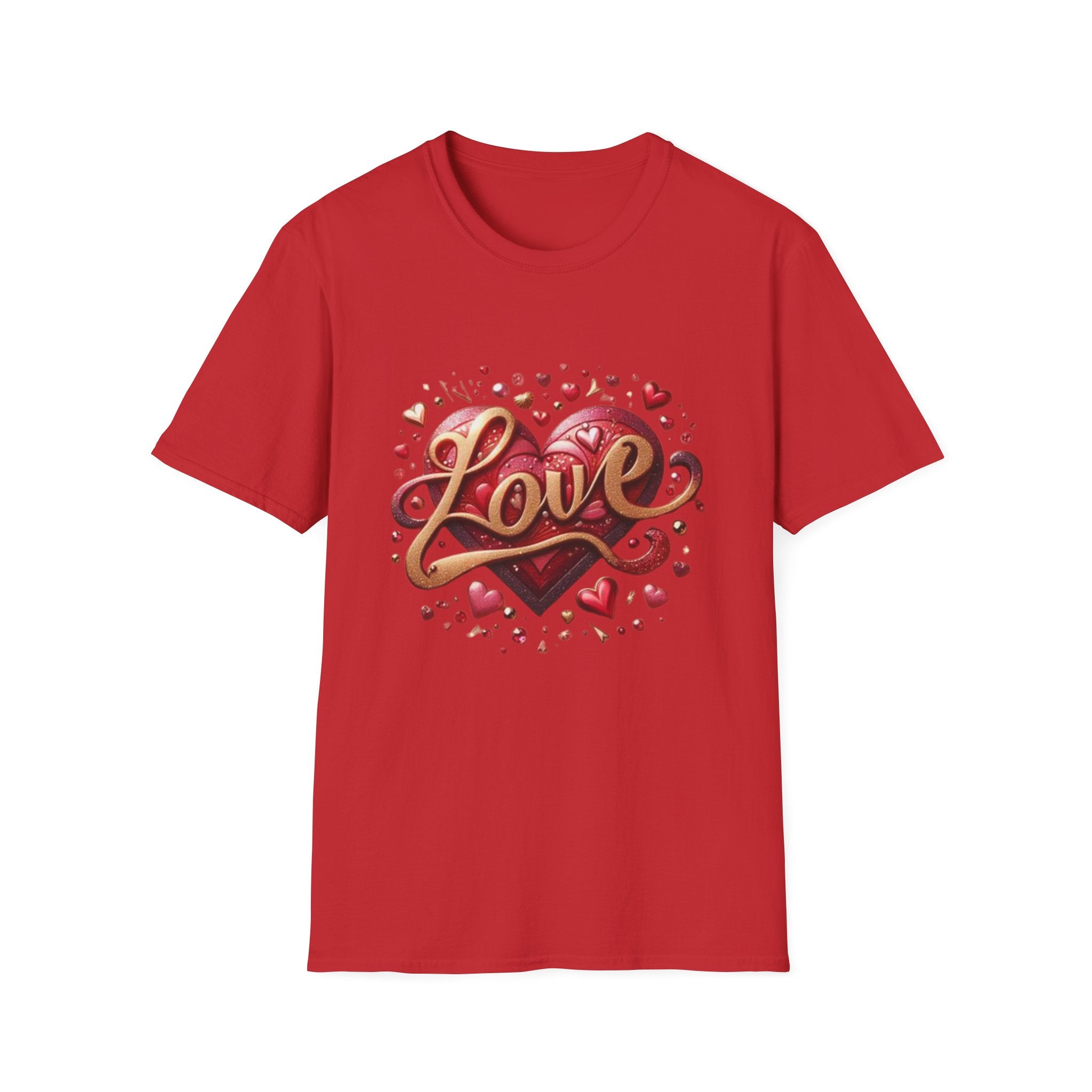 Love Heart Unisex Softstyle T-Shirt