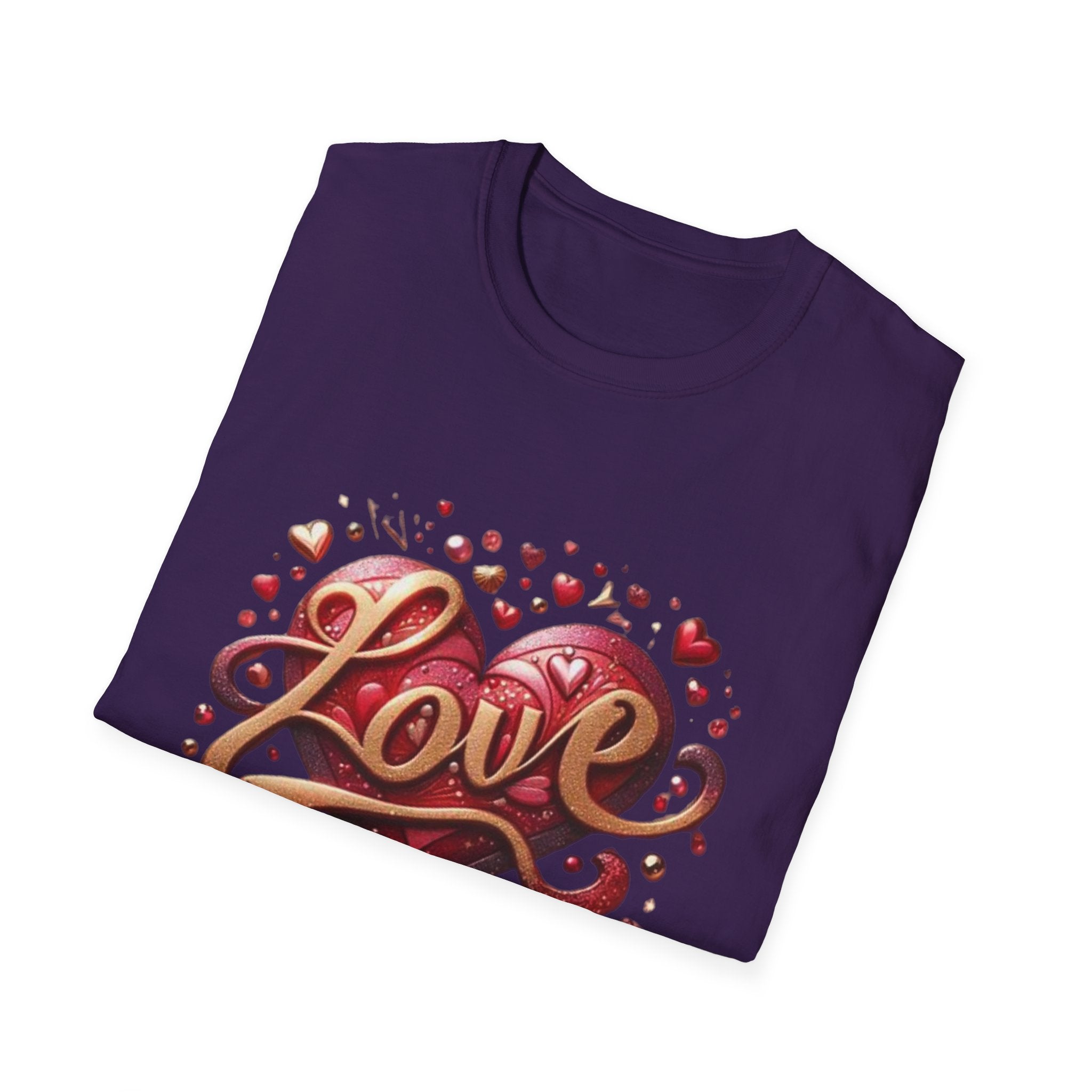 Love Heart Unisex Softstyle T-Shirt