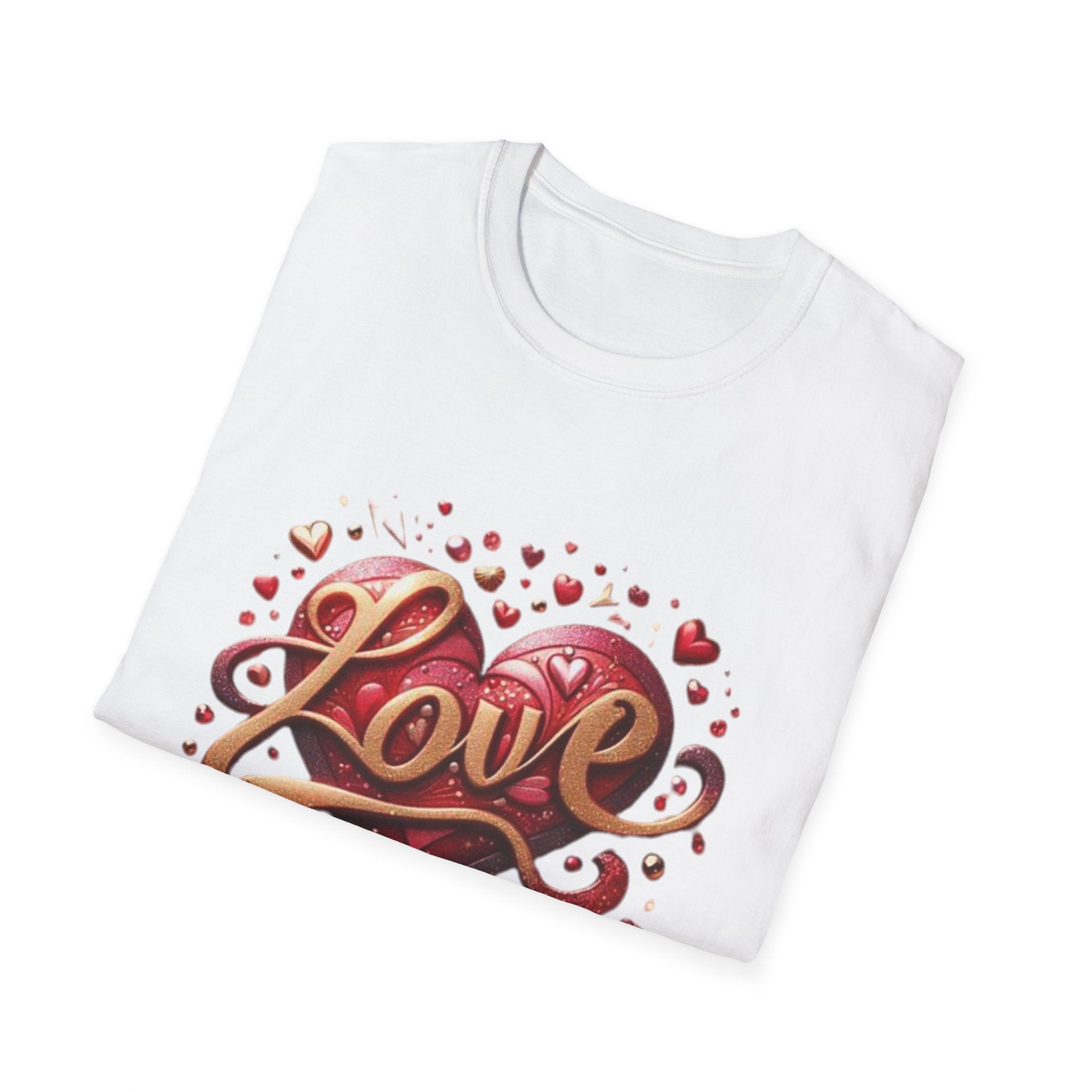 Love Heart Unisex Softstyle T-Shirt