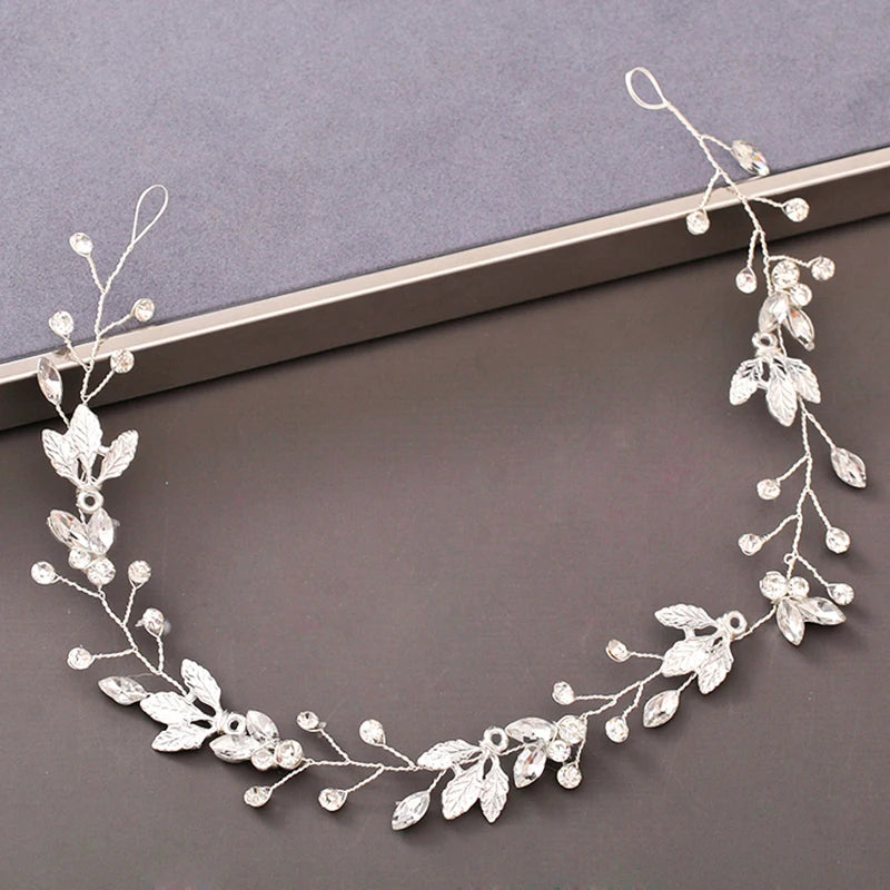 Pearl Rhinestone Wedding Headband Hair Accessories