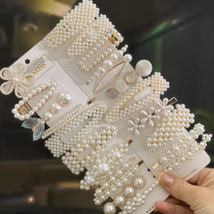 Simulated Pearl Hair Clips & Accessories