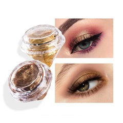 Charming Diamond Style 6 Colors Glitter Eyeshadow Make up Palette Shimmer Pigment White Purple Eye Shadow Powder