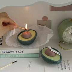 Avocado Creative Fruit Soy Wax Scented Candle Home Decoration Candles