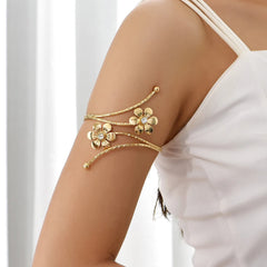 Various Styles Metallic Spiral Geometric Armbands