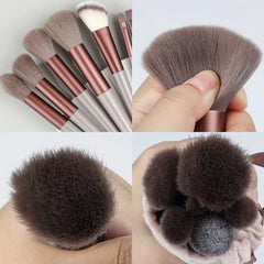 13Pcs Makeup Brush Set Concealer Brush, Blush, Powder Brush, Eye Shadow, Highlighter, Foundation Brush & Cosmetic Beauty Tools