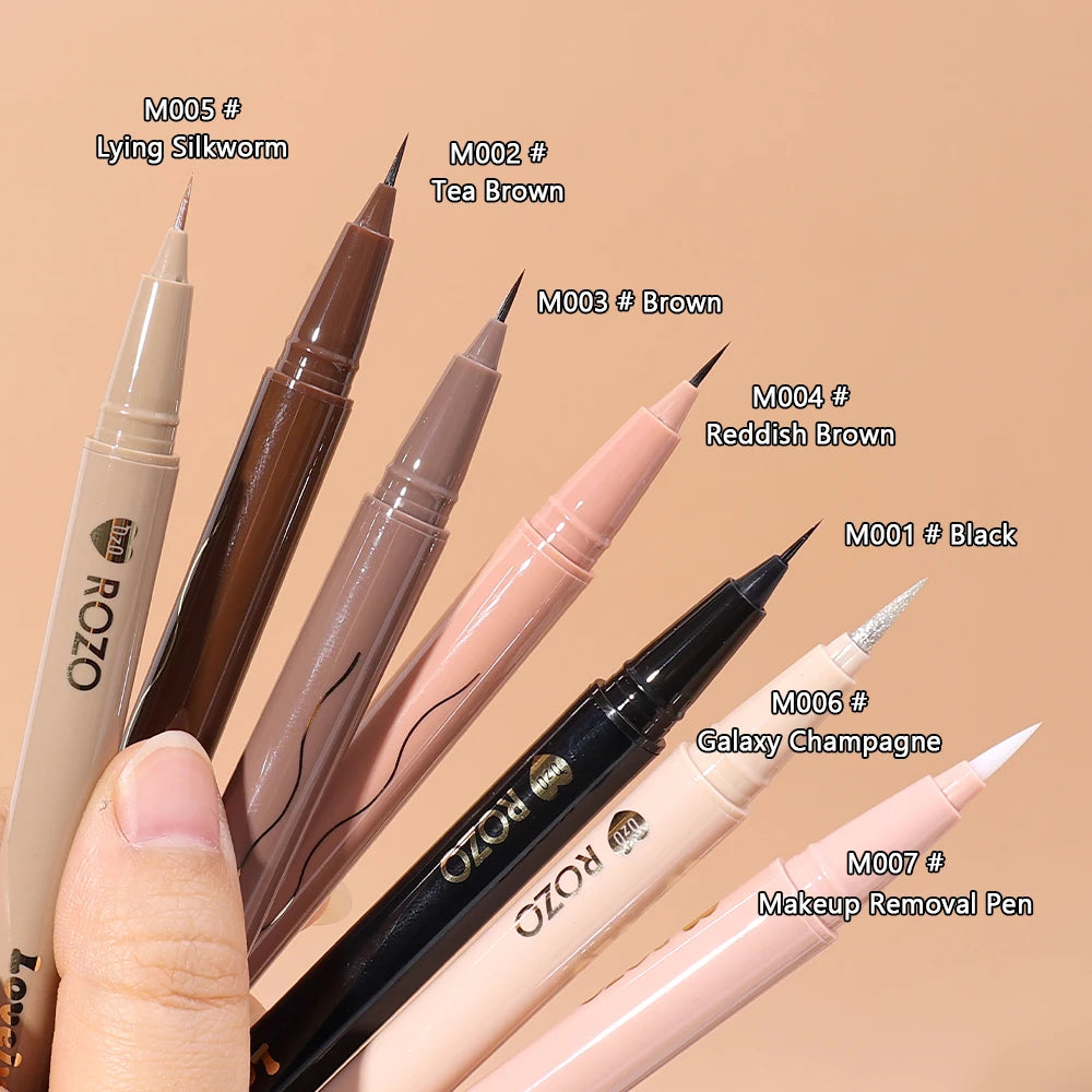 Waterproof Matte Liquid Eyeliner Pen Lower Lashes Lying Silkworm Lasting Ultra-thin Eyeliner Pencil Eye Make-up