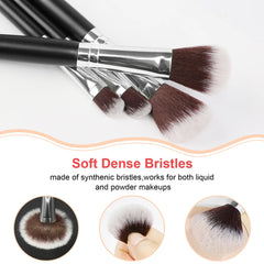 13-18PCS Premium Brush Set Powder Foundation Contour Blush Concealer Eyeshadow Blending Liner Beauty Kit