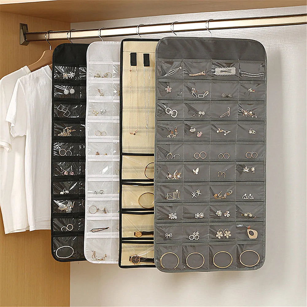 Wall Jewellery display organiser & Holder for Necklace, Earrings & Rings