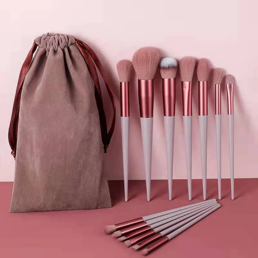 13Pcs Makeup Brush Set Concealer Brush, Blush, Powder Brush, Eye Shadow, Highlighter, Foundation Brush & Cosmetic Beauty Tools