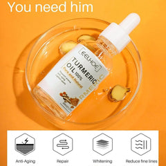 Turmeric Oil Serum Lightening Acne Dark Patches Dark Spot Corrector Anti Aging Face Care 30ml