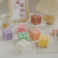 Bubble Cube Wax Handmade Scented Candle Aromatherapy Party Home Decoration