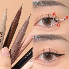 Waterproof Matte Liquid Eyeliner Pen Lower Lashes Lying Silkworm Lasting Ultra-thin Eyeliner Pencil Eye Make-up