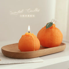 Creative Handmade orange scented candles