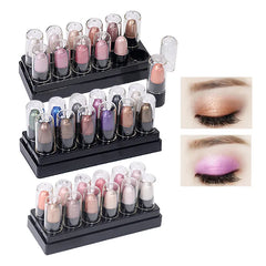 12 Colors Waterproof Glitter Eyeshadow Lasting Fluorescent Pen Stick