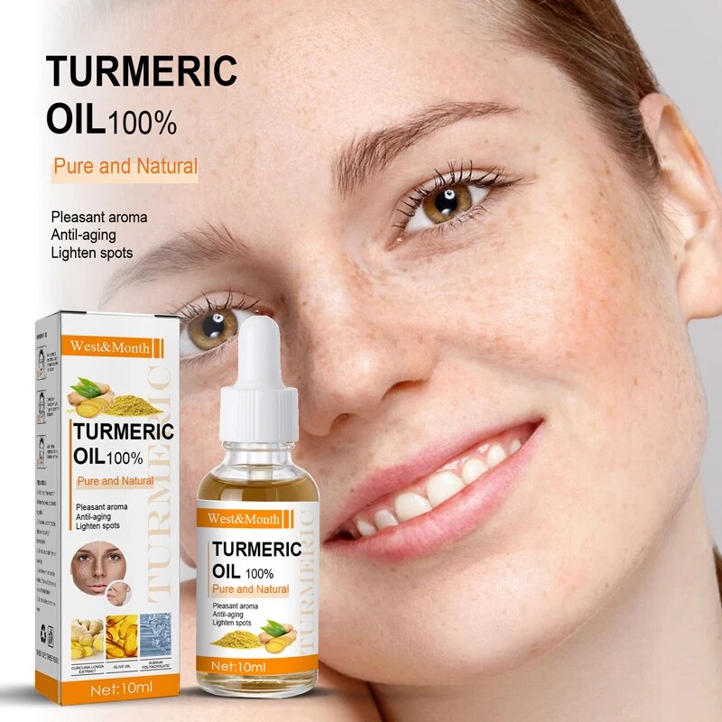 10ml Organic Turmeric Essential Oil for Dark Spots 100 Pure Therapeutic Grade for Moisturizing