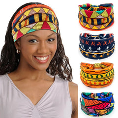 Latest African Pattern Print Headbands