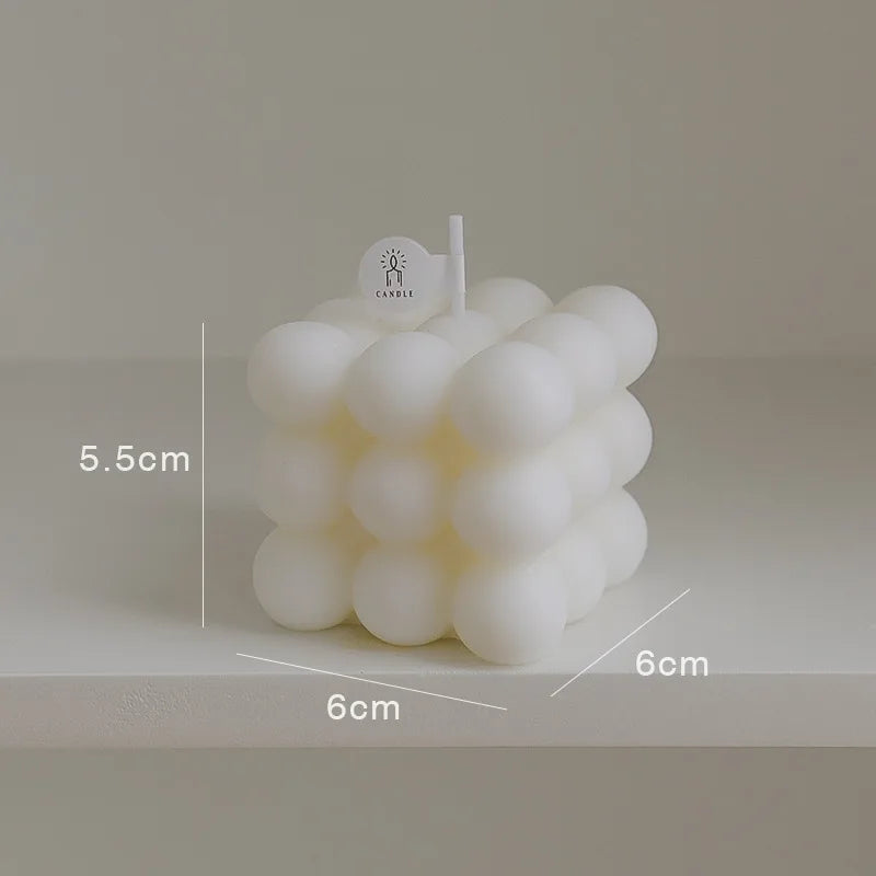 Bubble Cube Wax Handmade Scented Candle Aromatherapy Party Home Decoration