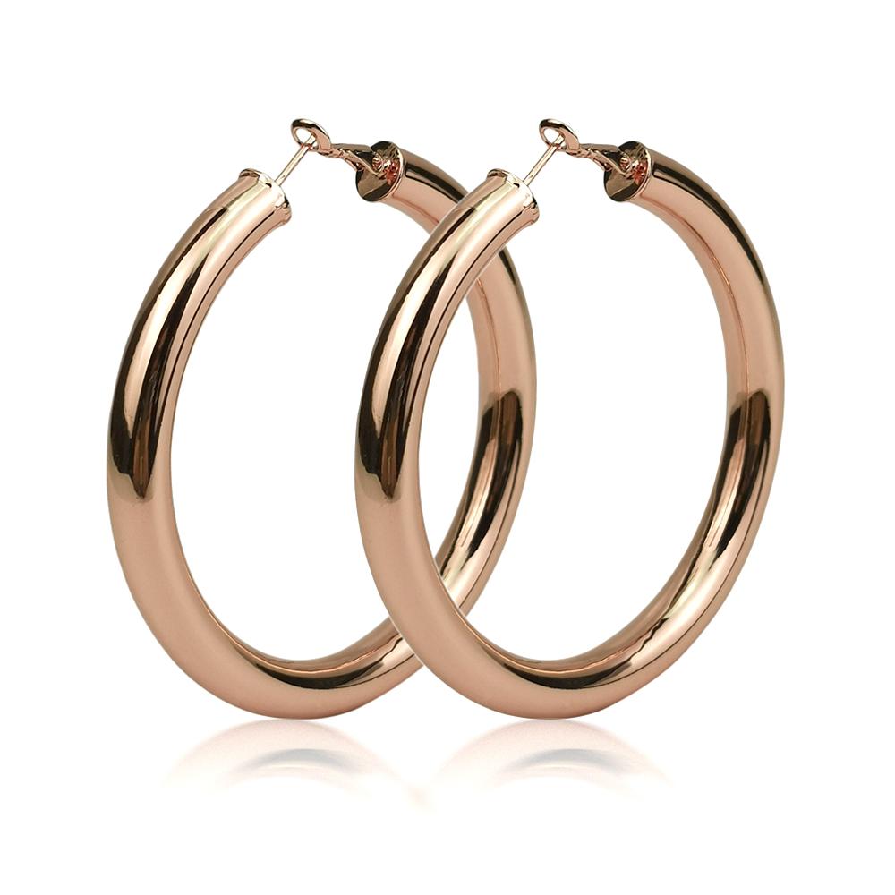 Fashion Wide Statement Hoop Earrings