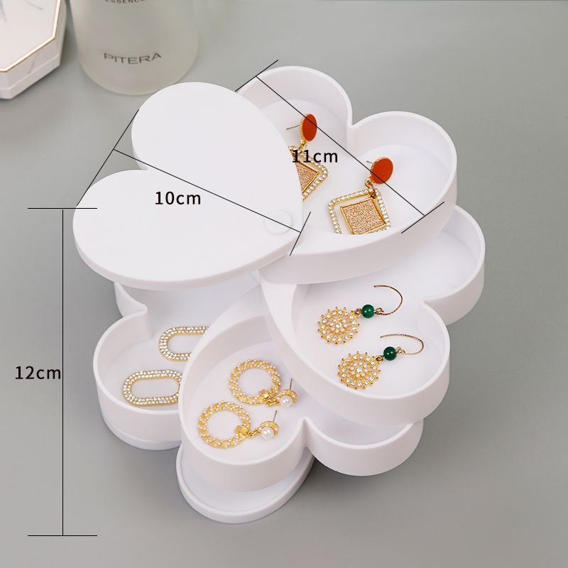 Rotating Jewellery & Makeup Organizer / Storage Rack with Cover