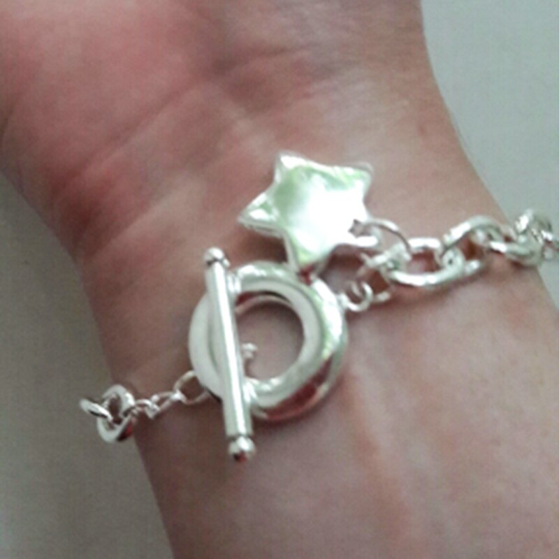 Sterling Silver Star to buckle Charm Bracelets