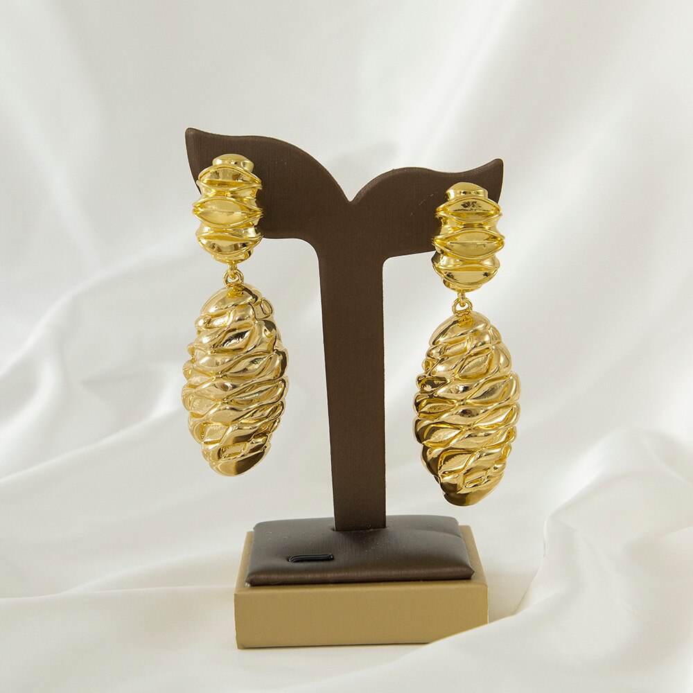 Pine Cone Shaped Exquisite Women Earring