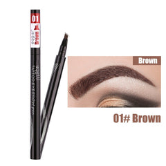 Long Lasting Liquid 4-Claw Eyebrow Waterproof Tattoo Dye Tint Pen