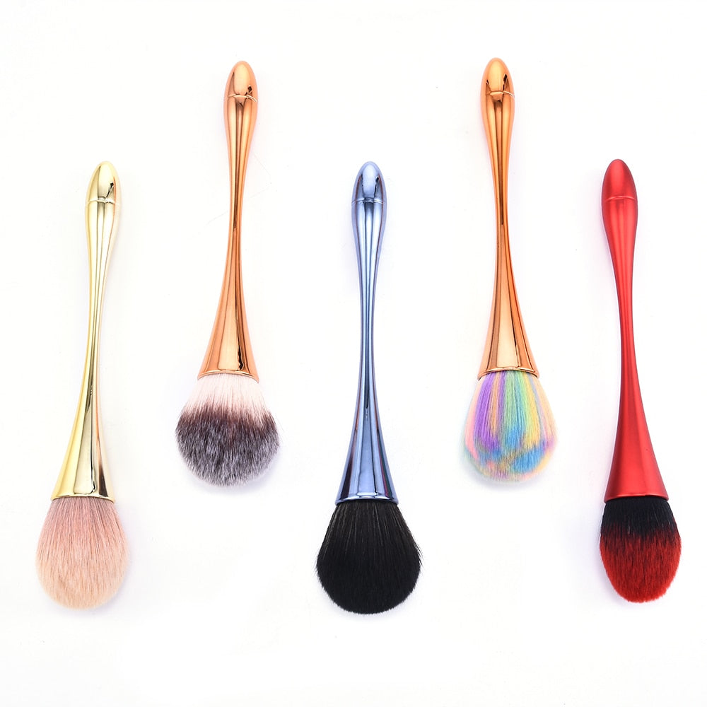 Luxury Champagne Makeup Brushes Set