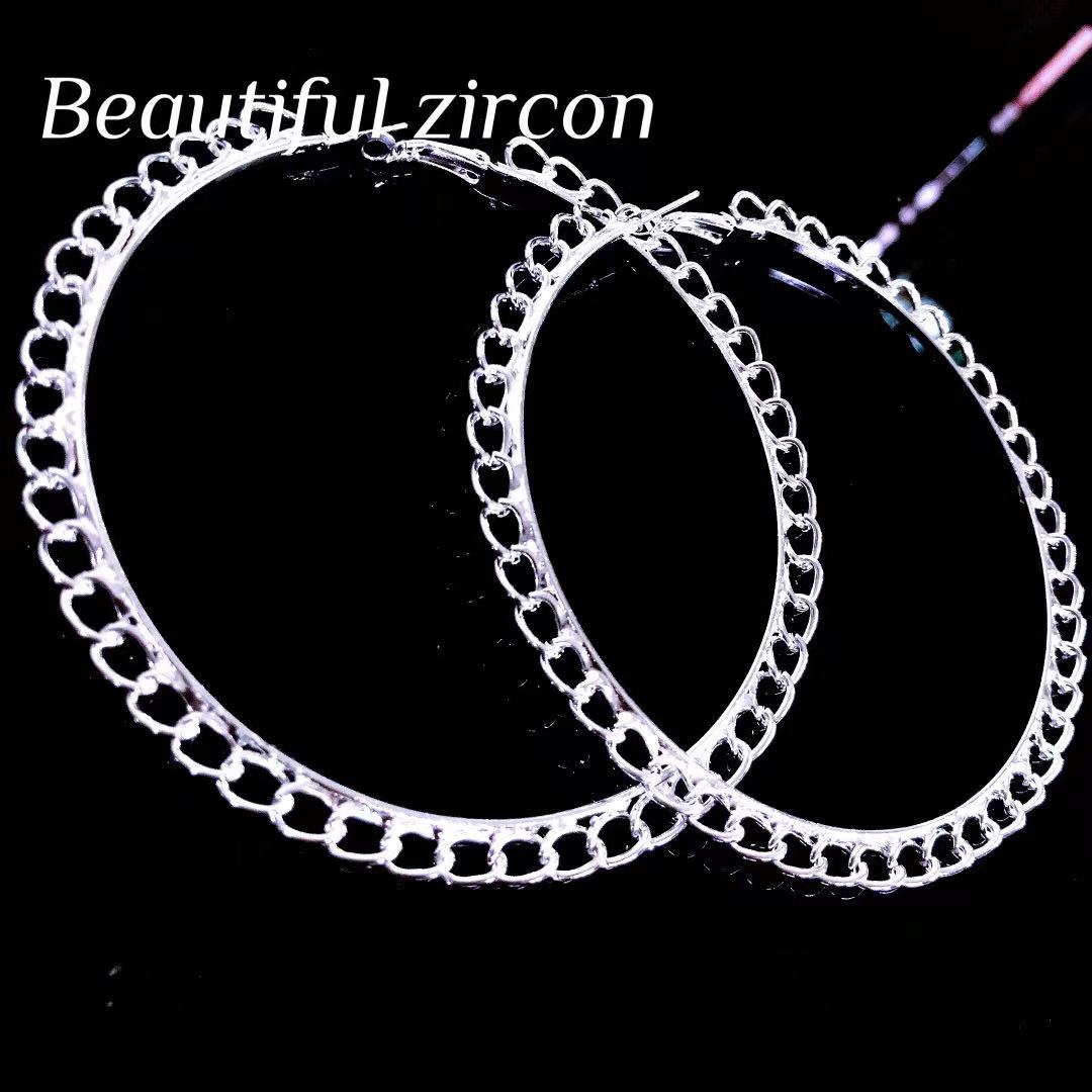 Exaggerated Large Circle Retro Circle Earrings