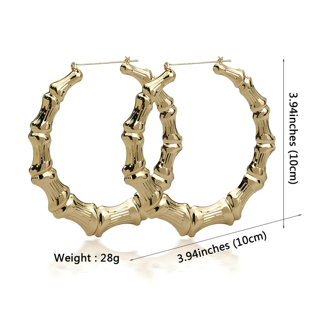 Big Statement Chain Hoop Earrings