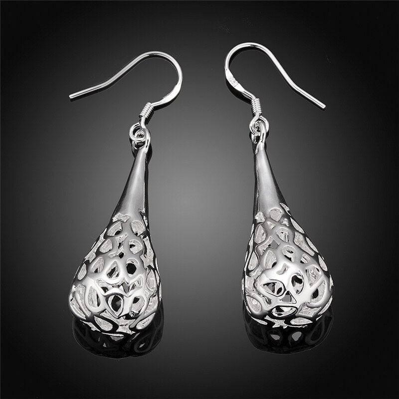 Water droplets/Raindrop Earring 925 Sterling Silver