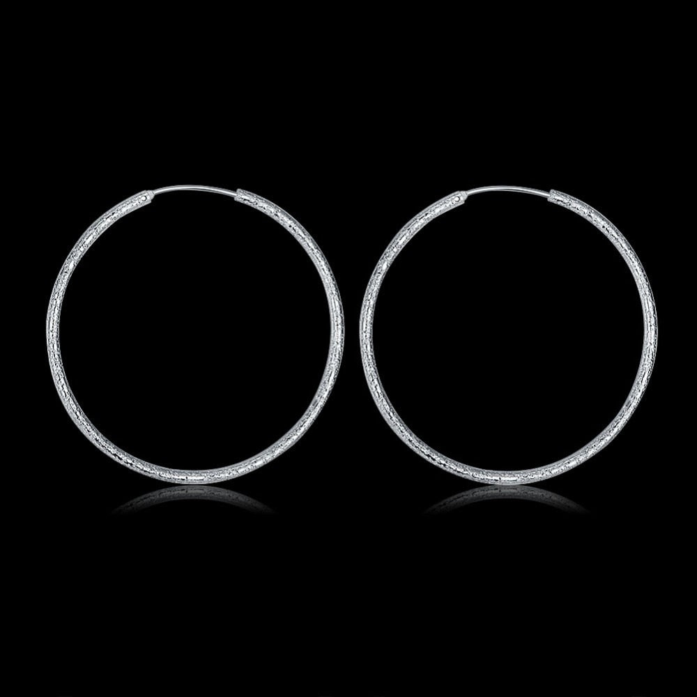 Sterling Silver Hoop Earrings