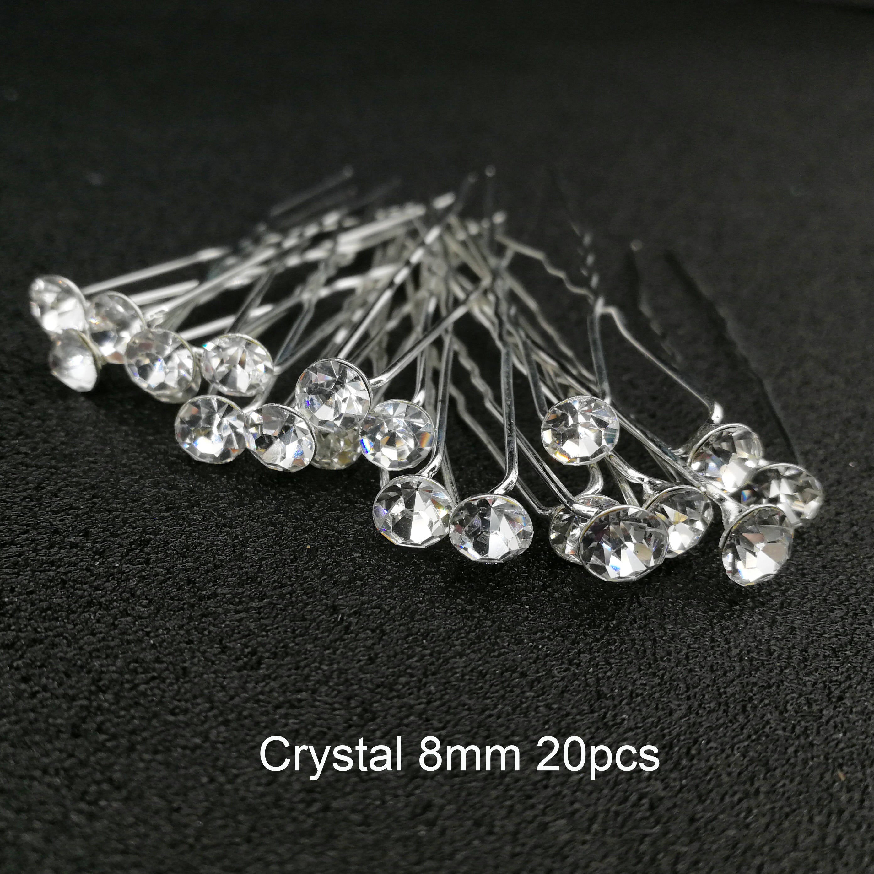 U-shaped Pin Metal Hairpins Simulated Pearl Bridal Tiara Hair Accessories