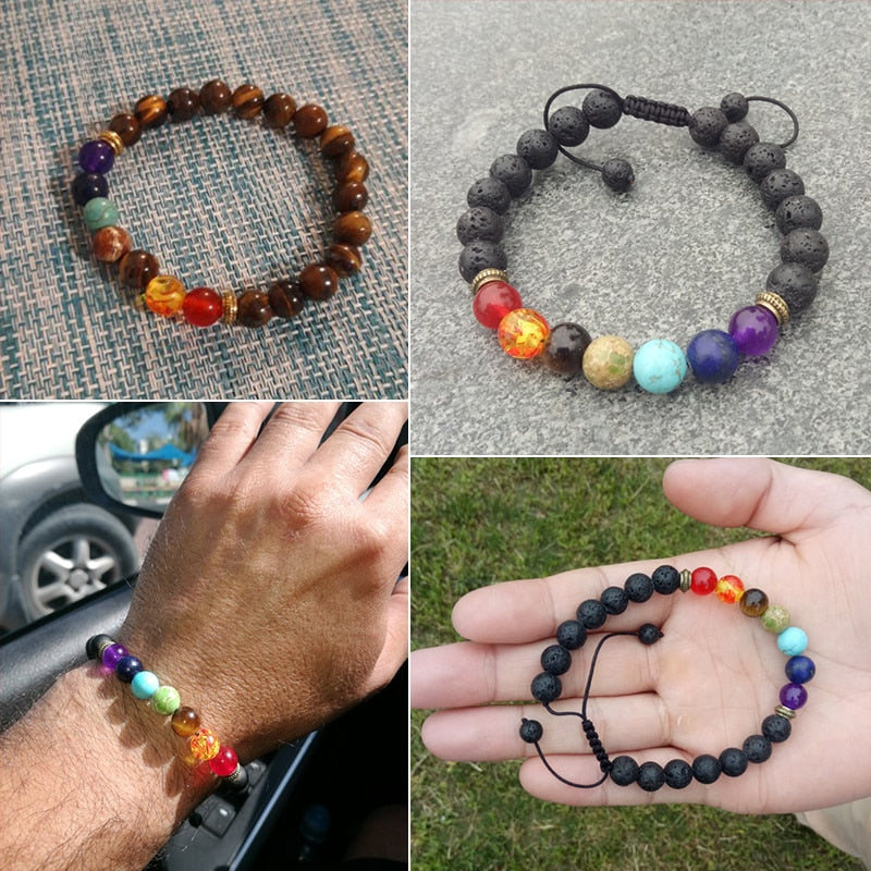 Natural Stones Yoga Bracelets