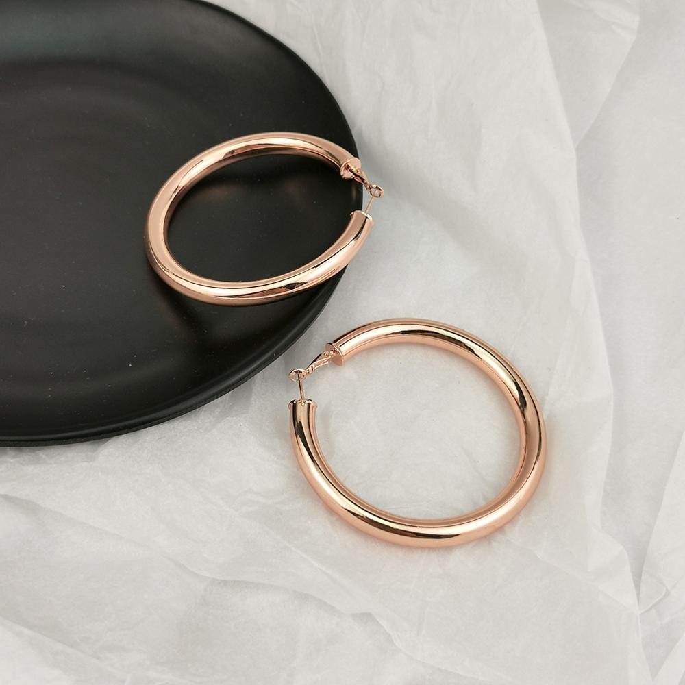 Fashion Wide Statement Hoop Earrings