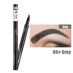 Long Lasting Liquid 4-Claw Eyebrow Waterproof Tattoo Dye Tint Pen