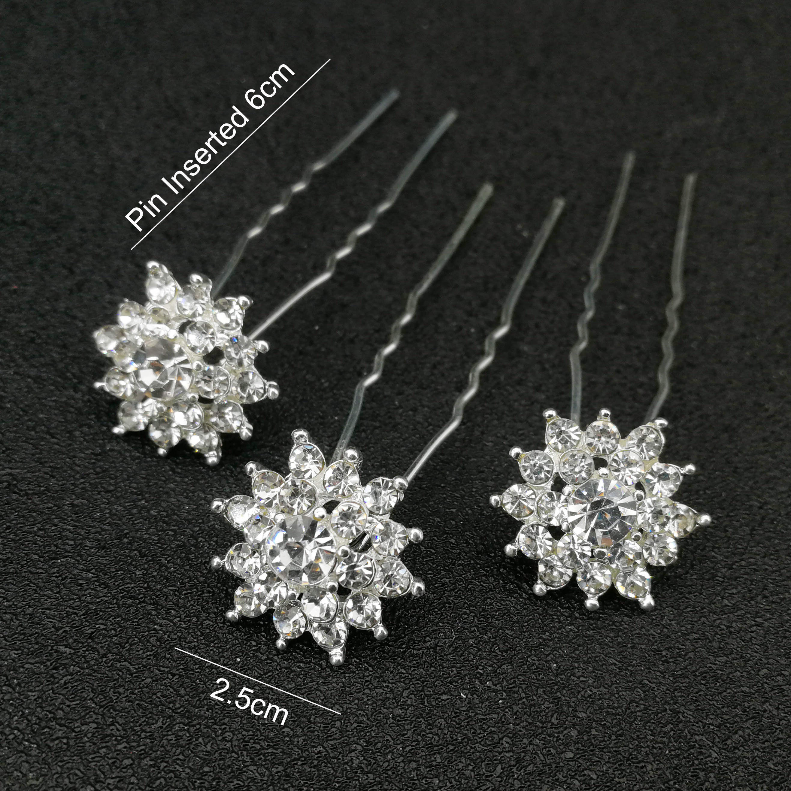 U-shaped Pin Metal Hairpins Simulated Pearl Bridal Tiara Hair Accessories