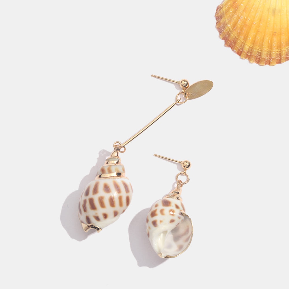 Natural Sea Shells Dangle Drop Earrings