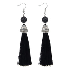 Vintage Fringe Tassel Natural Stone Luxury Earrings