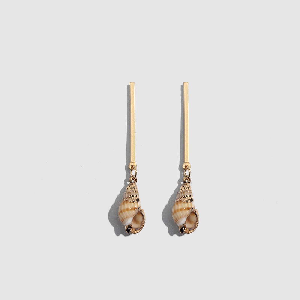 Natural Sea Shells Dangle Drop Earrings