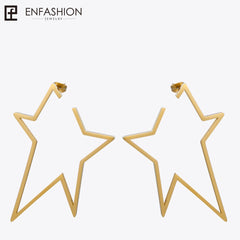 Big Star Earrings Long Drop Earrings