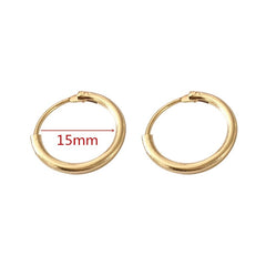 Exaggerate Big Smooth Circle Hoop Earrings - 40mm 60mm 70mm 80mm